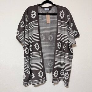 New Jon & Anna Cardigan Open Front Women‎ Sweater Size 2X NWT